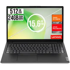 LENOVO - PORTATIL V15 AMD RYZEN 7-7730U SSD 512GB RAM 24GB 15,6 FHD