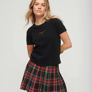 SUPERDRY - Camiseta Para Mujer Sport Luxe Graphic Fitted