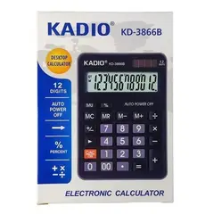 GENERICO - Calculadora de Escritorio Kadio KD-3866B 12 Dígitos