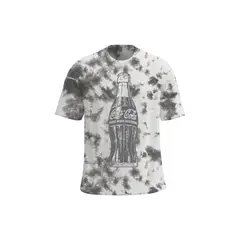 KOAJ - Camiseta crema tie dye de Coca-Cola con manga corta Hombre