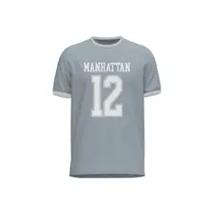 KOAJ - Camiseta manga corta oversize para hombre con estampaci Hombre