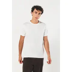 KOAJ - Camiseta manga corta unicolor basica para hombre manga Hombre