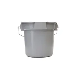 RUBBERMAID - Balde Brute 13.2 Litros Trabajo Pesado Gris