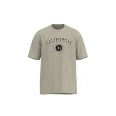 KOAJ - Camiseta unicolor college en algodón con manga corta Hombre