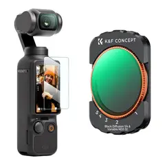 K&F CONCEPT - Filtro Osmo Pocket 3 2 en 1 ND Variable ND2-ND32 + Black Mist 1/4