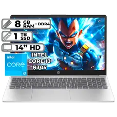 HP - PORTATIL 14-EP0002LA INTEL CORE I3-N305 8GB RAM 1TB SSD PANTALLA 14" HD LED