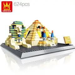 GENERICO - Fichas Armables Piramides de Egipto 622 Pcs