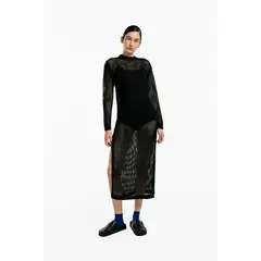 MAGLIONE - Vestido Legacy Cuello Redondo con Mangas