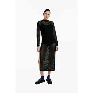 MAGLIONE - Vestido Legacy Cuello Redondo con Mangas