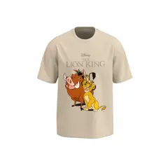 KOAJ - Camiseta manga corta con estampado en frente y espalda Hombre