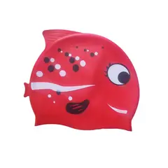 GENERICO - Gorro Natación Silicona Para Niño Niña - Pez Rojo
