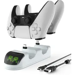 DOBE - Base Cargador Doble Para Control Play 5