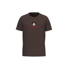 KOAJ - Camiseta manga corta unicolor con arte de Mickey Hombre