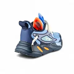 TITINOS - Tenis Velcro Niño Azul