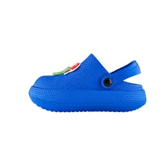 TITINOS - Chancla Tipo Sueco Niño Azul Rey