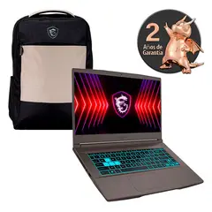 MSI - PORTATIL GAMER THIN 15 B12UC - CI7 12650H - RAM 48GB - SSD 1TB - 15.6" 144HZ - RTX 3050 4GB
