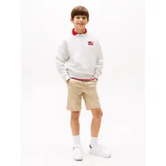 TOMMY HILFIGER - Bermudas beige chino 1985 Collection Para Niño