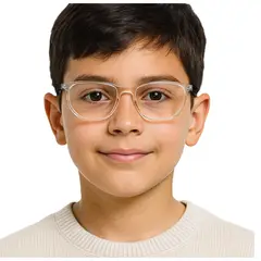 BUHO PARIS - Montura Transparente Para Niños de Alta Calidad en Acetato