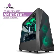 AMD - PC Gamer Tauret Amethyst TA163 Ryzen 5 7500F RTX 5060 Ti 16GB RAM 32GB M.2 1TB