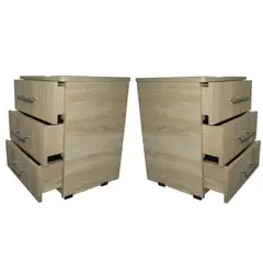 MAOS - Combo X2 Mesa De Noche Nochero Mesa Auxiliar