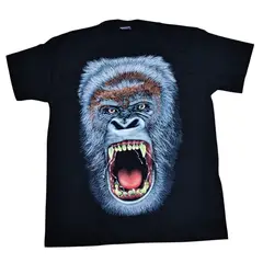 VANIDADES COLLECTIONS - Camiseta Gorila Camiseta Estampada Gorila