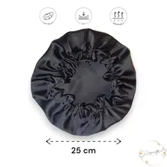 GENERICO - Gorro De Satín Licrado Antifrizz Color Negro