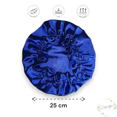 GENERICO - Gorro De Satín Licrado Antifrizz Color Azul