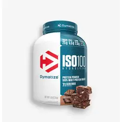 DYMATIZE - ISO100 FUDGE BROWNIE 100% Hidrolizada Premium Rápida Absorción 5LB