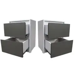 MAOS - Combo X2 Mesa De Noche Nochero Mesa Auxiliar