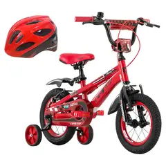 GW - Bicicleta Niño Niña Rin 12 Rueda Auxiliar Con Accesorios