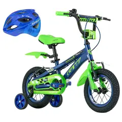 GW - Bicicleta Niño Niña Rin 12 Rueda Auxiliar Con Accesorios
