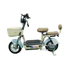 GENERICO - Bicicleta Eléctrica Recargable Silver Azul