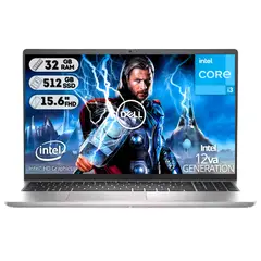 DELL - Portátil Inspiron 3520 Core I3 1215U DDR4 32GB SSD 512GB 15.6" HD