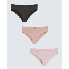 SEVEN SEVEN - Panty Para Mujer Hipster Color Negro Marca #28800112