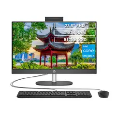 HP - Todo en uno AIO Core i5 1334U 24GB 512GB FHD 23.8