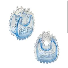 GENERICO - Recordatorio de Baby Shower babero Color Azul