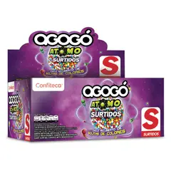 NACIONAL - Chicle Bola Agogo Atomo Surtido x 60 unidades