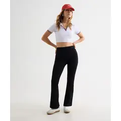 SEVEN SEVEN - Leggins Flare Para Mujer Negro