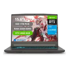 MSI - Portatil Gamer Thin 15 Intel Core i5-13420H RAM 32GB SSD 1TB RTX 4060 8GB