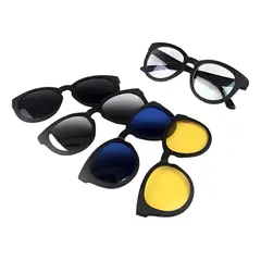 GENERICO - Gafas Lentes Sol Deportivas Montura Intercambiable Magnética