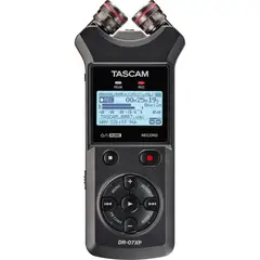 TASCAM - DR-07xp grabadora portable stereo de 2 canales y 32 bits flotante