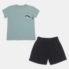 BUBBLE GUMMERS - Conjunto Para Niño Bubblegummers Verde Ocaso