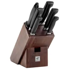 ZWILLING - Cuchillos Four Star bloque de 7 piezas