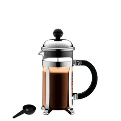 BODUM - Prensa Francesa Chambord Plateada (3 Tazas - 350 ml)