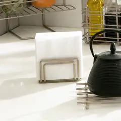 SOH DESIGN - Servilletero geo pintado champaña