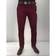 ABC - Pantalon dril licrado para hombre clasico colores