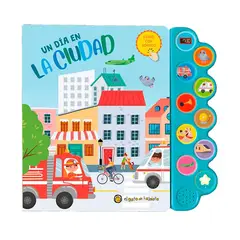 JUGANDO Y EDUCANDO - Libro Didácticos Con Sonidos Un Día En La Ciudad Para Niños