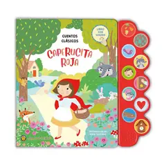 JUGANDO Y EDUCANDO - Libro Didáctico Clásico Caperucita Roja Sonido Para Niño