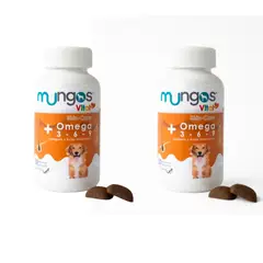 MUNGOS - Combo Omega X 2 - Masticable Perros Sabor Salmón