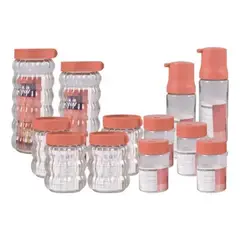 GENERICO - Set de Frascos Organizadores de Cocina X12